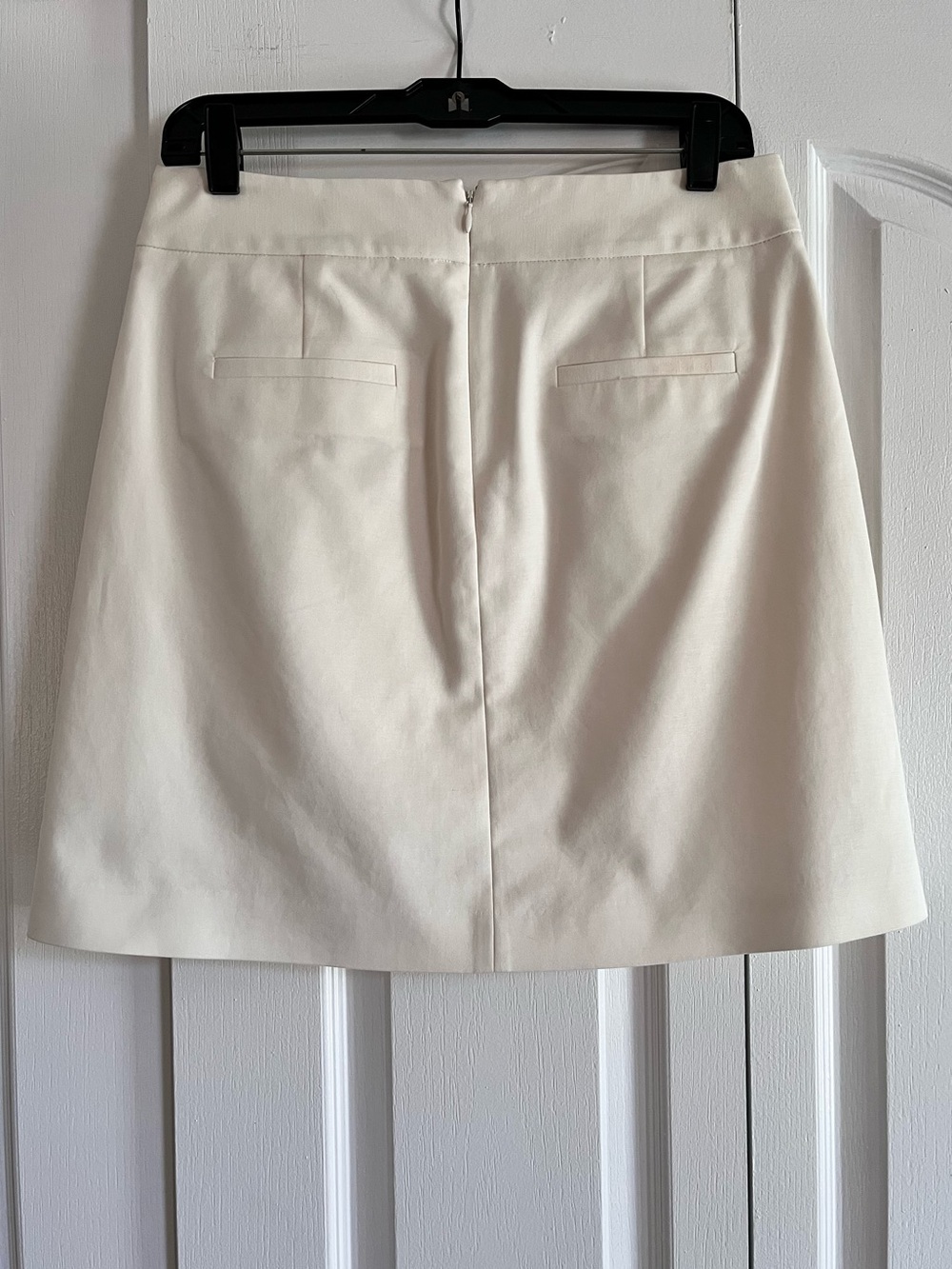 Banana Republic cream lined skirt 6 - Picture 2 of 5